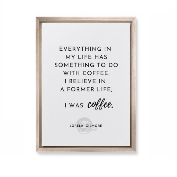 Gilmore Girls Coffee Print - Picture 1 of 2